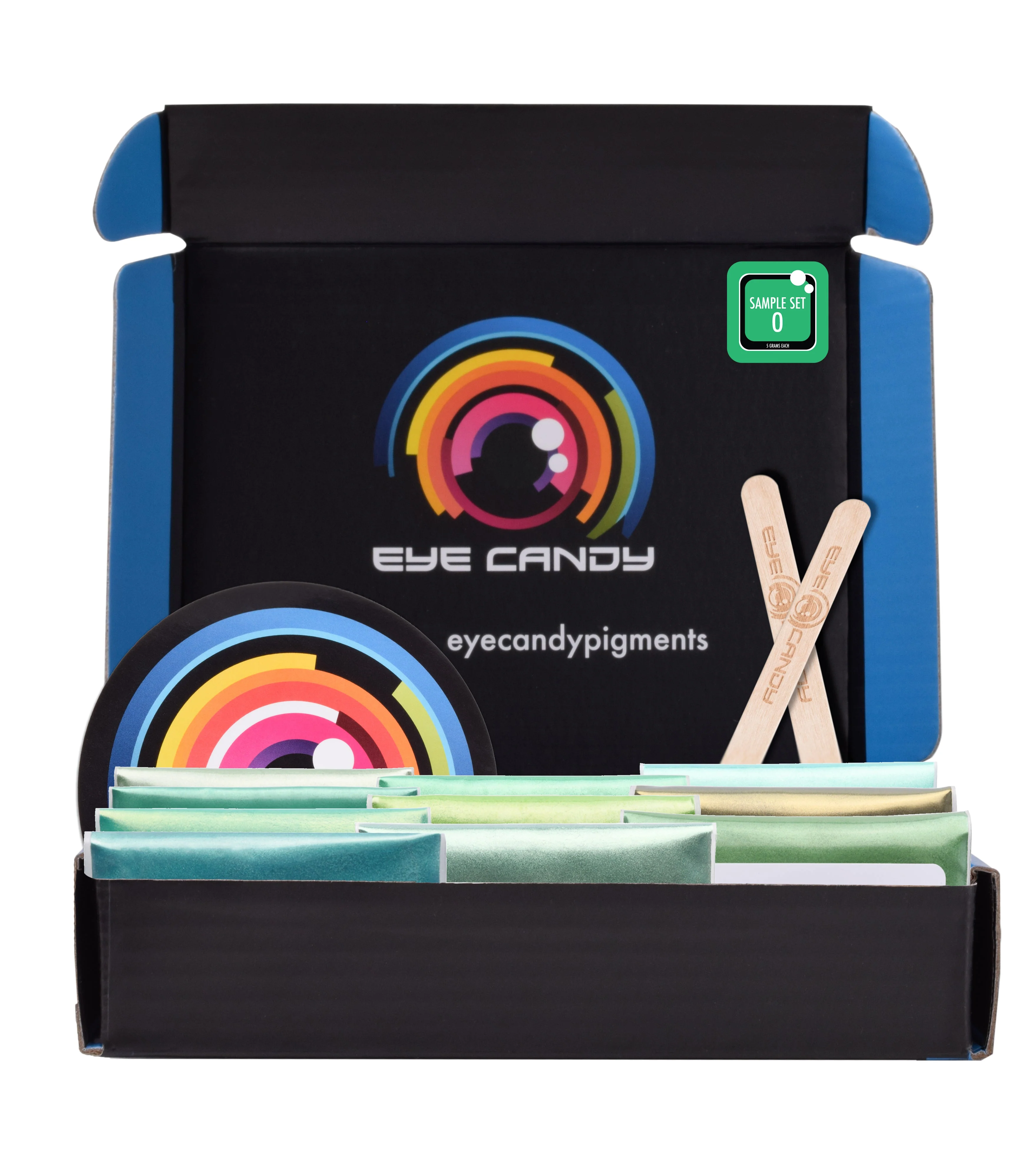 10 Color Pigment Powder Variety Pack Set O - Greens - Image 3