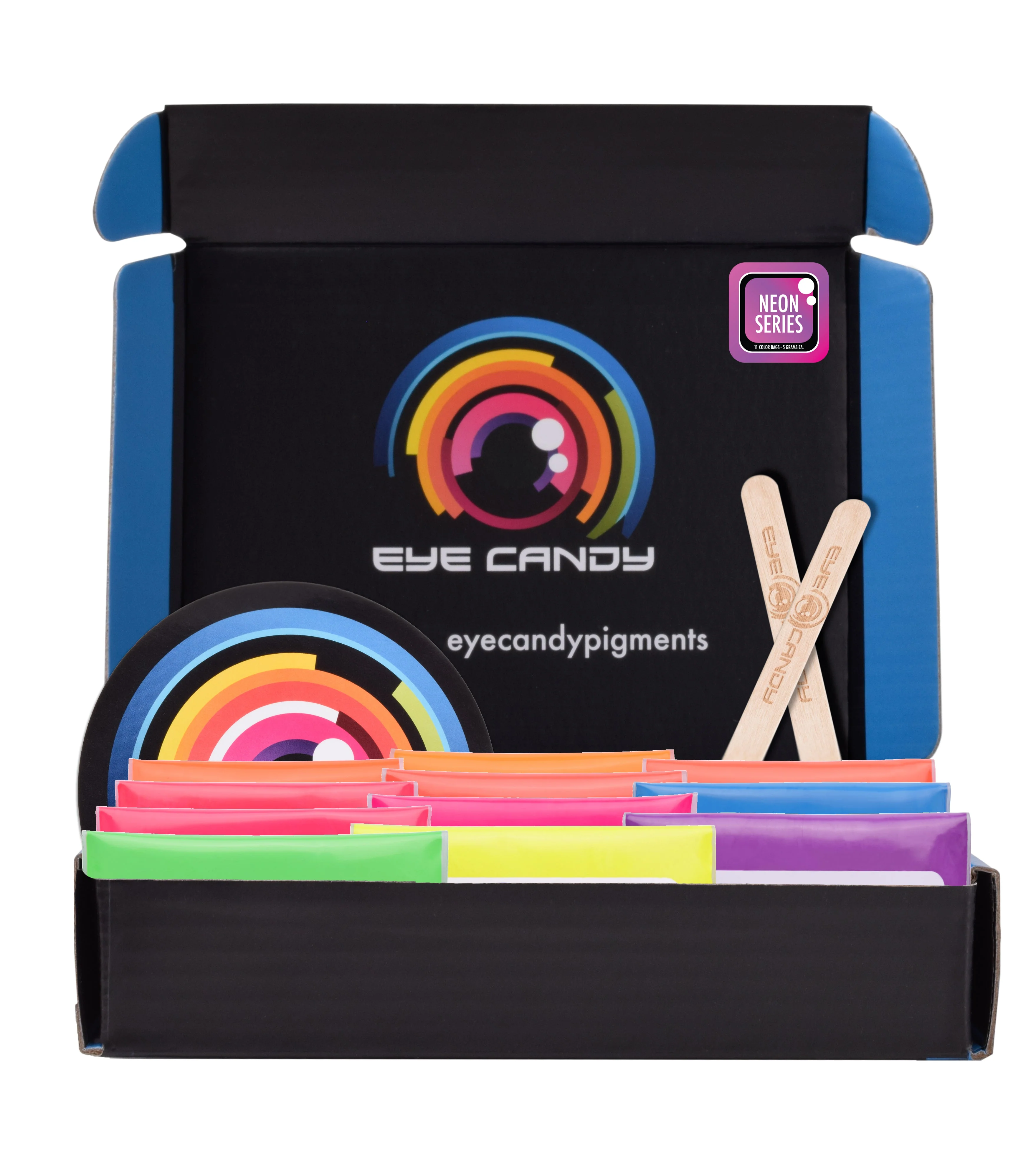 11 Color Neon Pigment Powder Variety Pack Set - Image 4