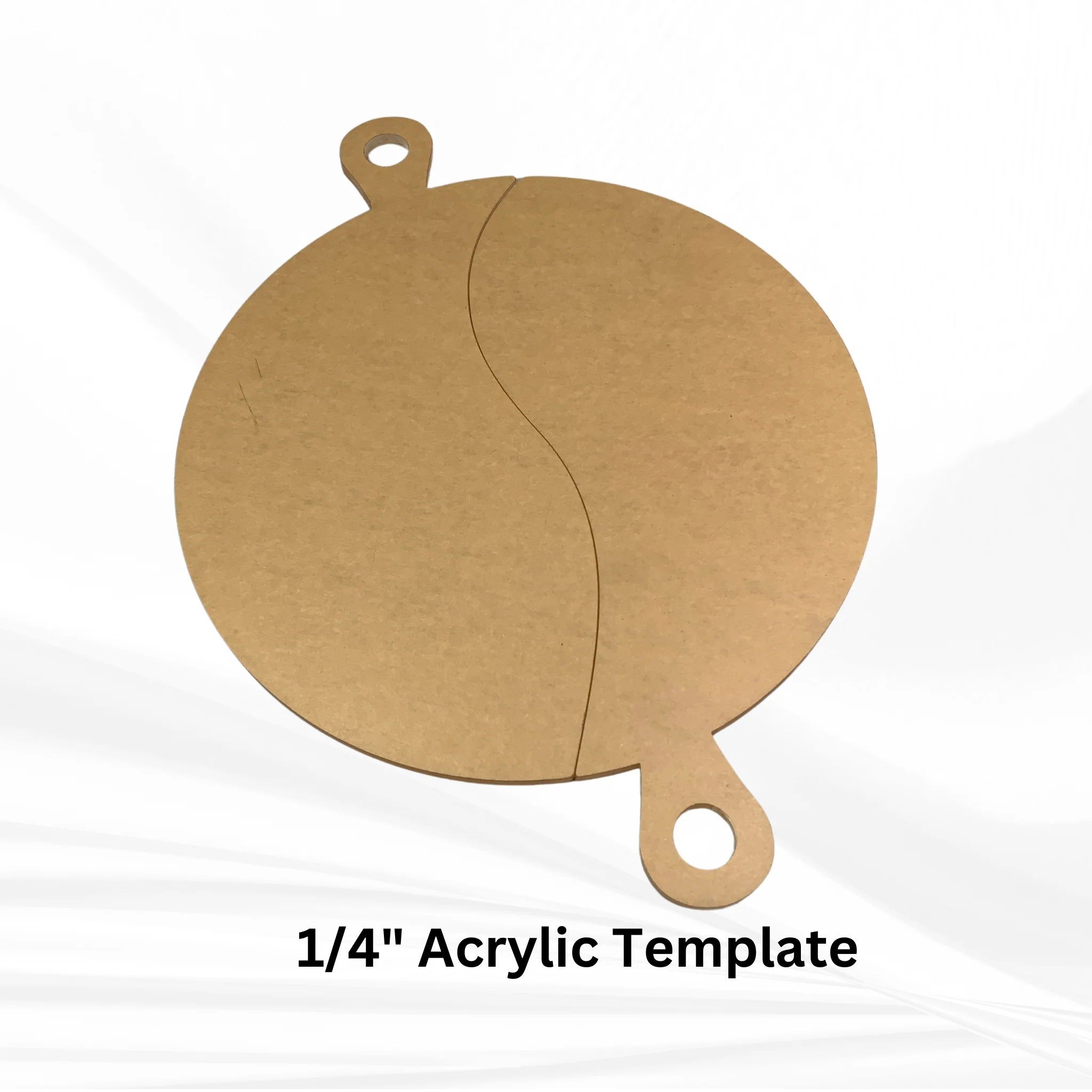 12" Round x 1.25" Romeo & Juliet Serving Board Set Silicone Mold - Nesting Serving Board Mold - Image 7