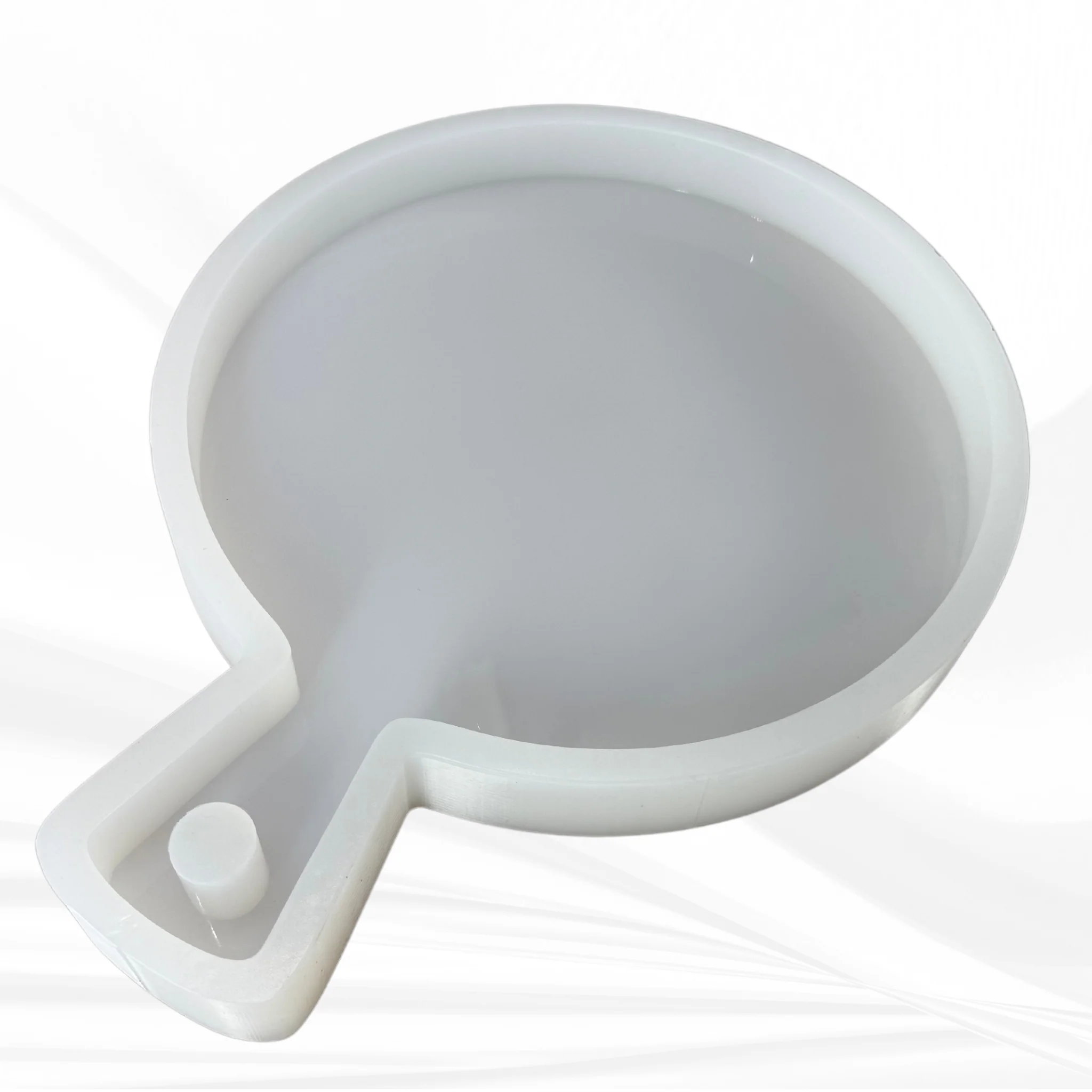 12" X 1.25" Round Charcuterie Board with Handle Silicone Mold - Image 5
