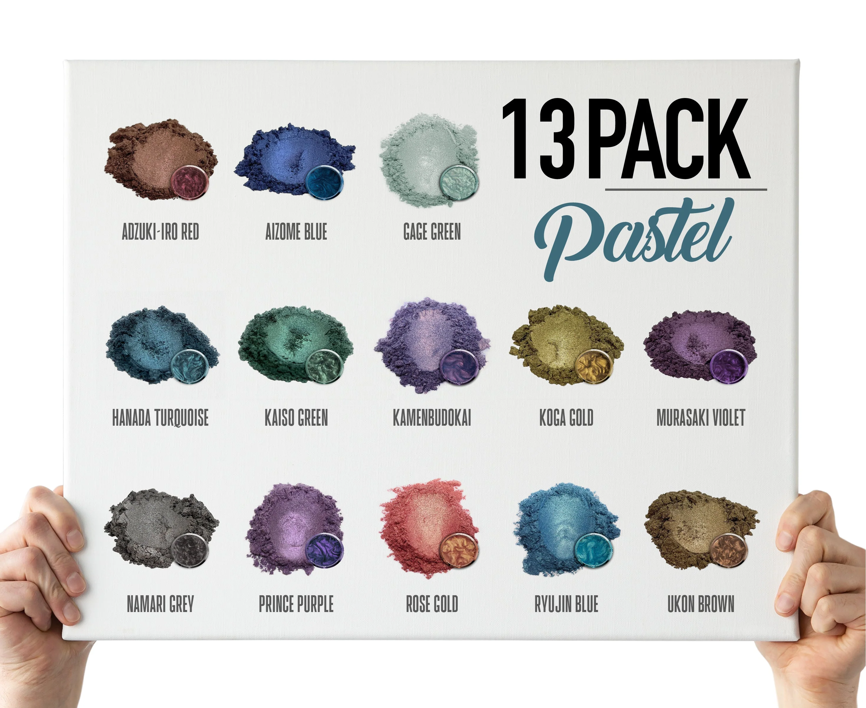 13 Color Pastel Series Pigment Powder Variety Pack - Image 7
