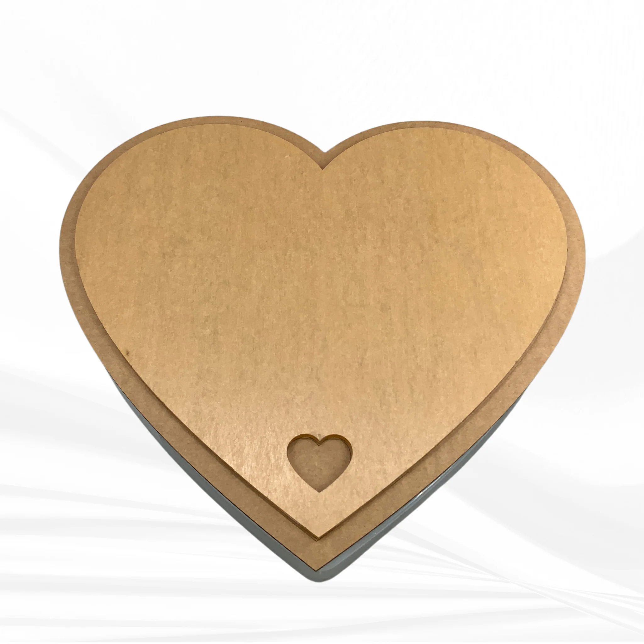 13"x 11.5"x 1.25" Heart Charcuterie Board Silicone Mold - Serving Board Mold - Image 4