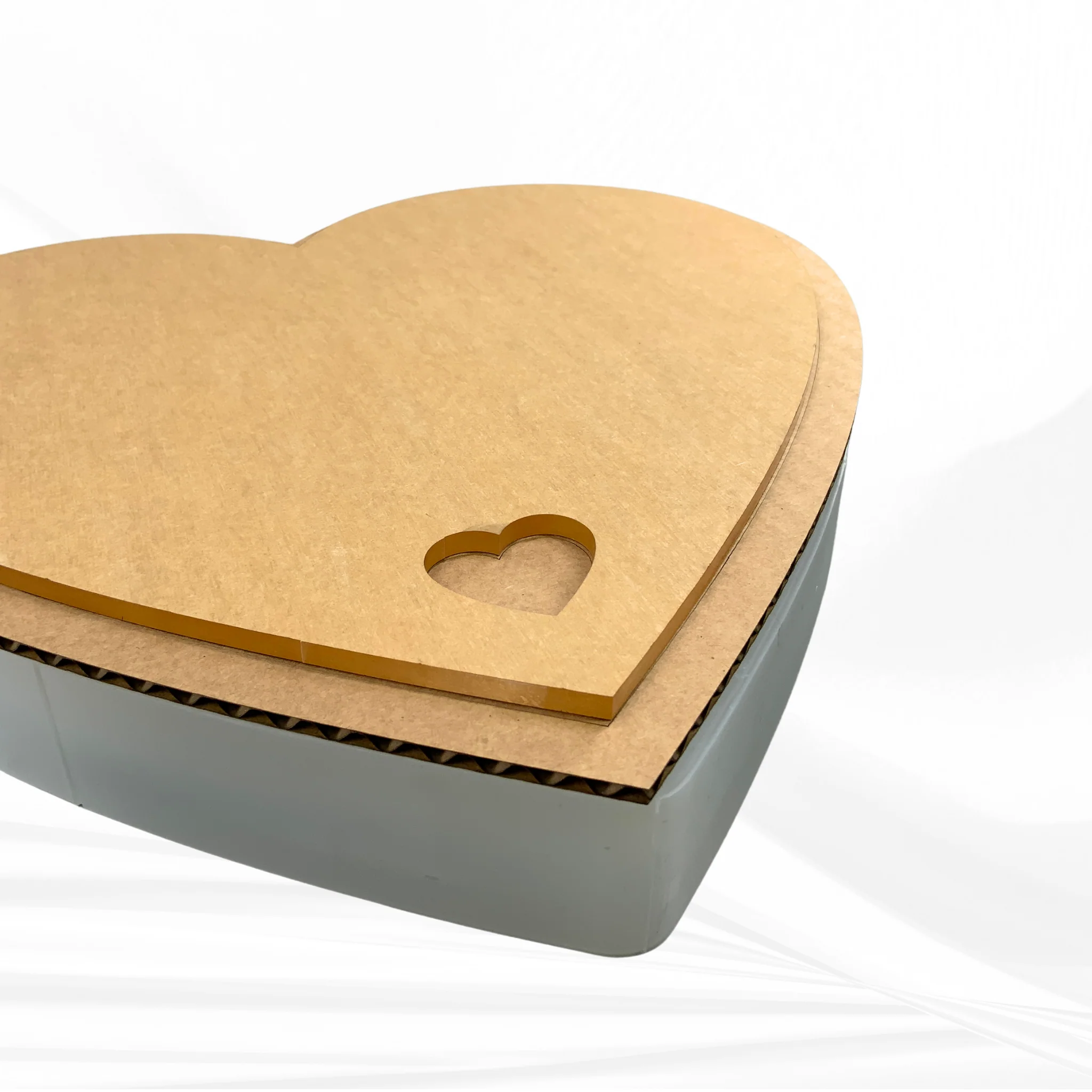 13"x 11.5"x 1.25" Heart Charcuterie Board Silicone Mold - Serving Board Mold - Image 5