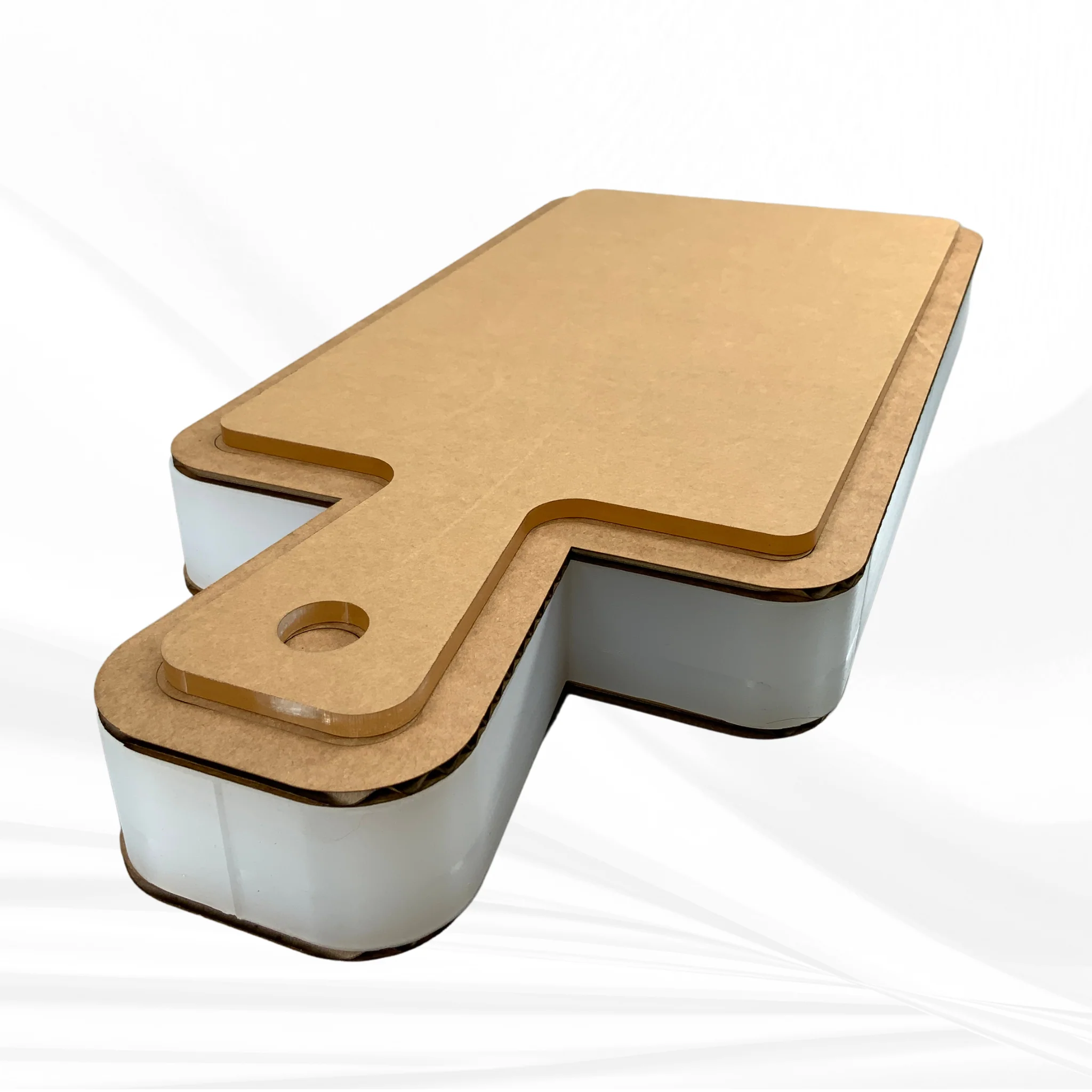 16”x7”x1.25” Flared Handle Charcuterie Board Silicone Mold - Image 7