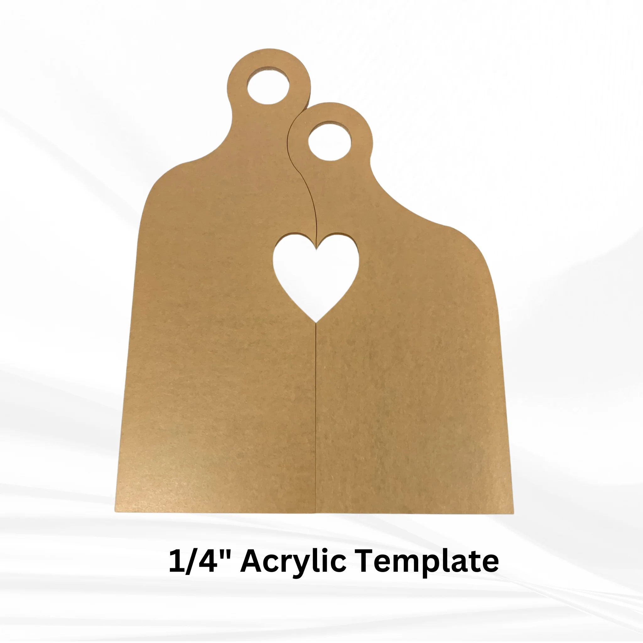 17" X 14" x 1.25" Romeo & Juliet Nesting Heart Serving Board Set Silicone Mold - Nesting Charcuterie Mold - Image 8