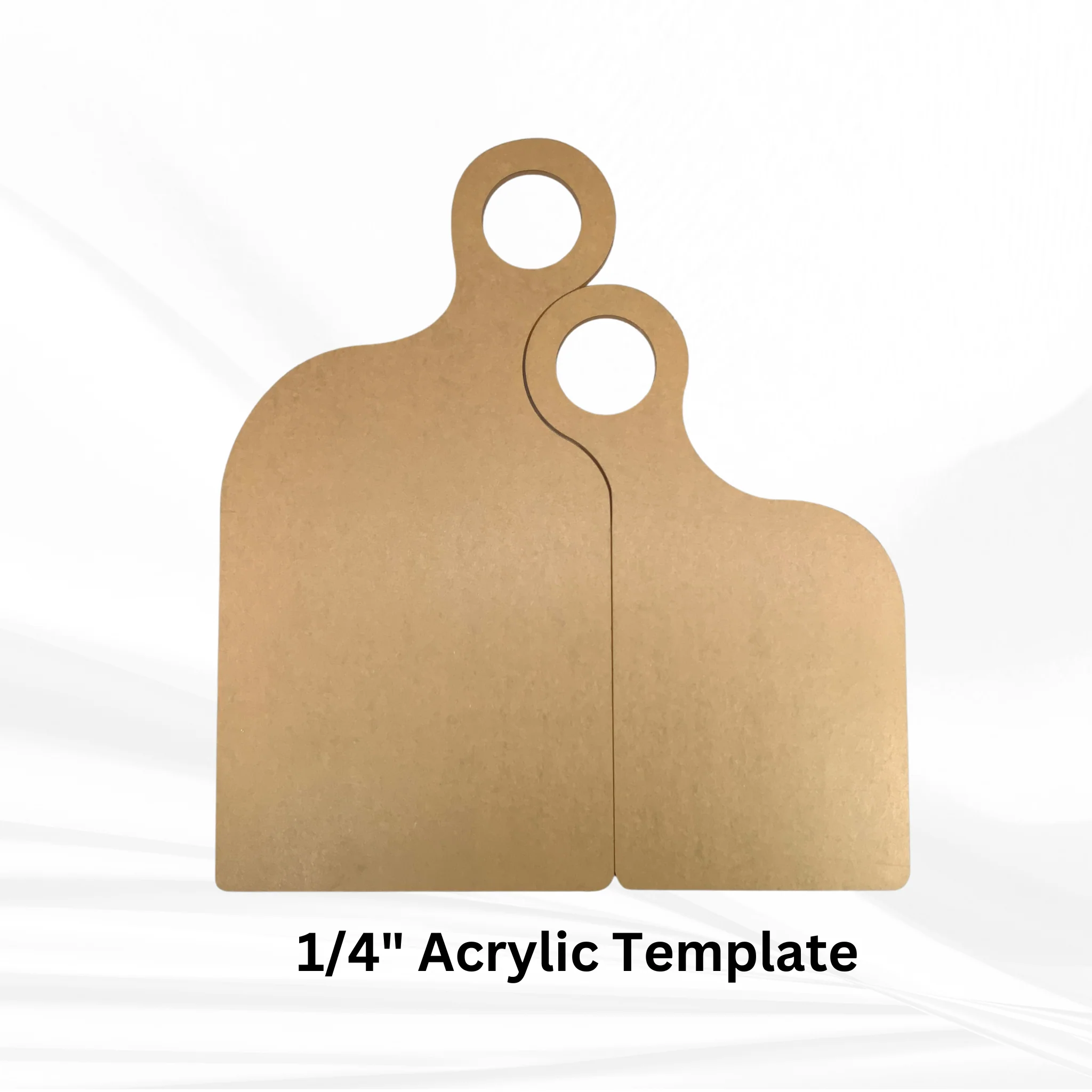 17" X 17.5" x 1.25" Romeo & Juliet Nesting Serving Board Set Silicone Mold - Nesting Charcuterie Mold - Image 7