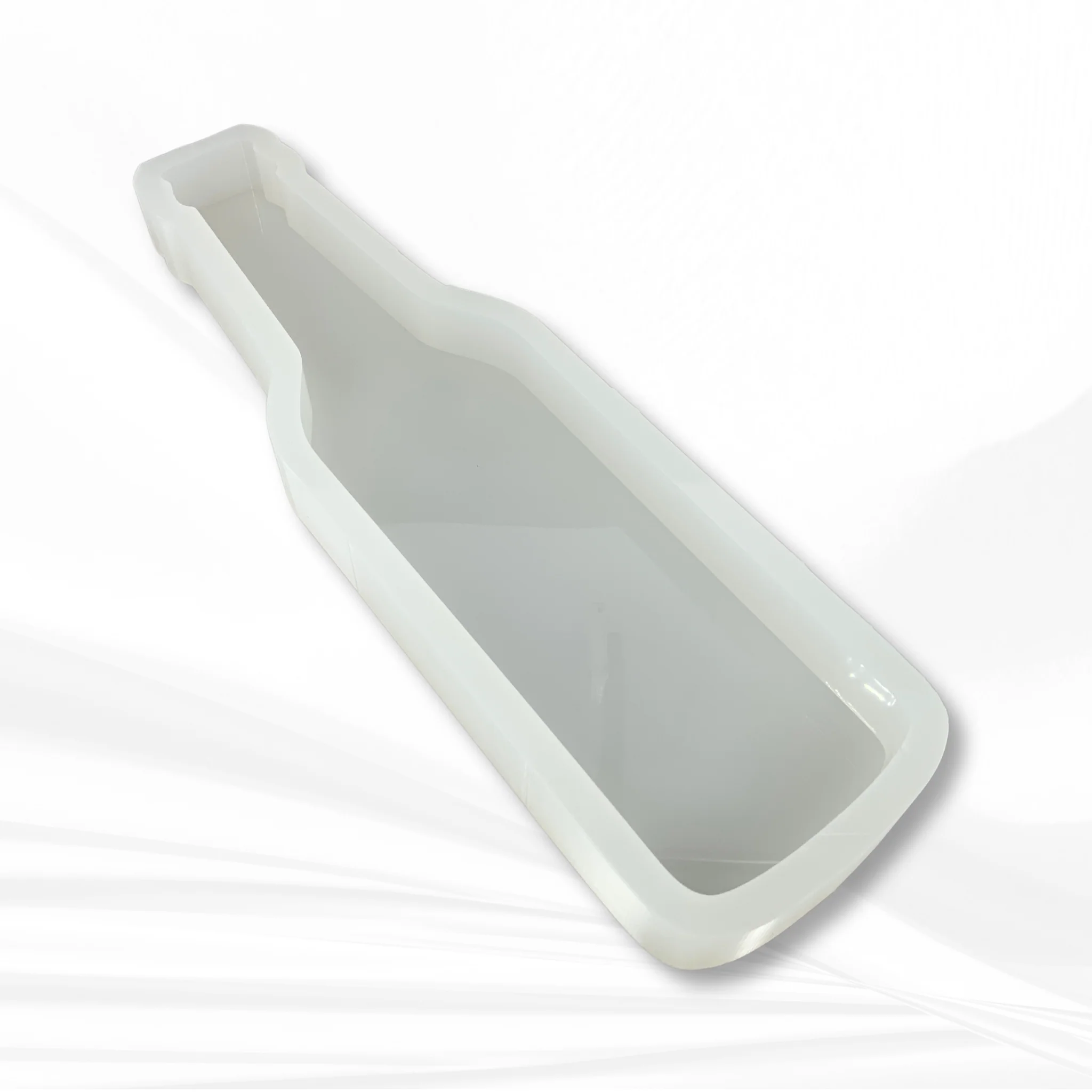 17"x 4"x 1.25" Beer Bottle Cheese Board Silicone Mold - Board Mold, Bottle Mold - Image 2