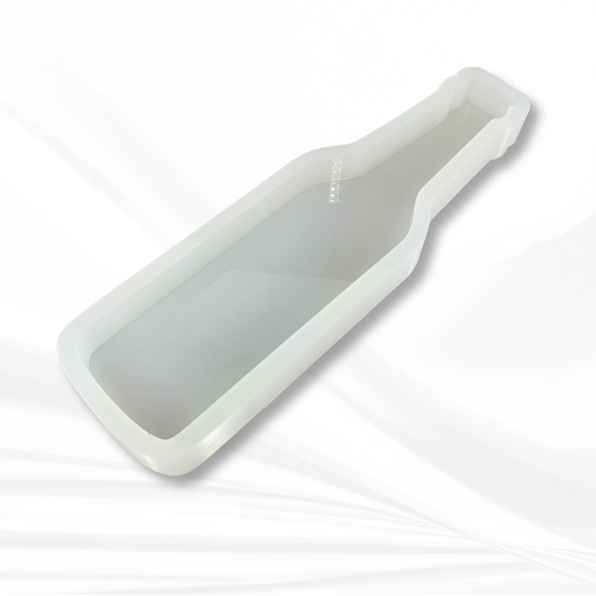 17"x 4"x 1.25" Beer Bottle Cheese Board Silicone Mold - Board Mold, Bottle Mold - Image 3
