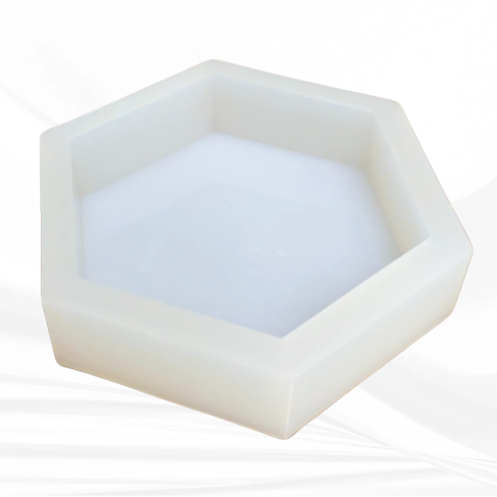 4" X 4.75" X 1" Hexagon Coaster Mold - Image 2