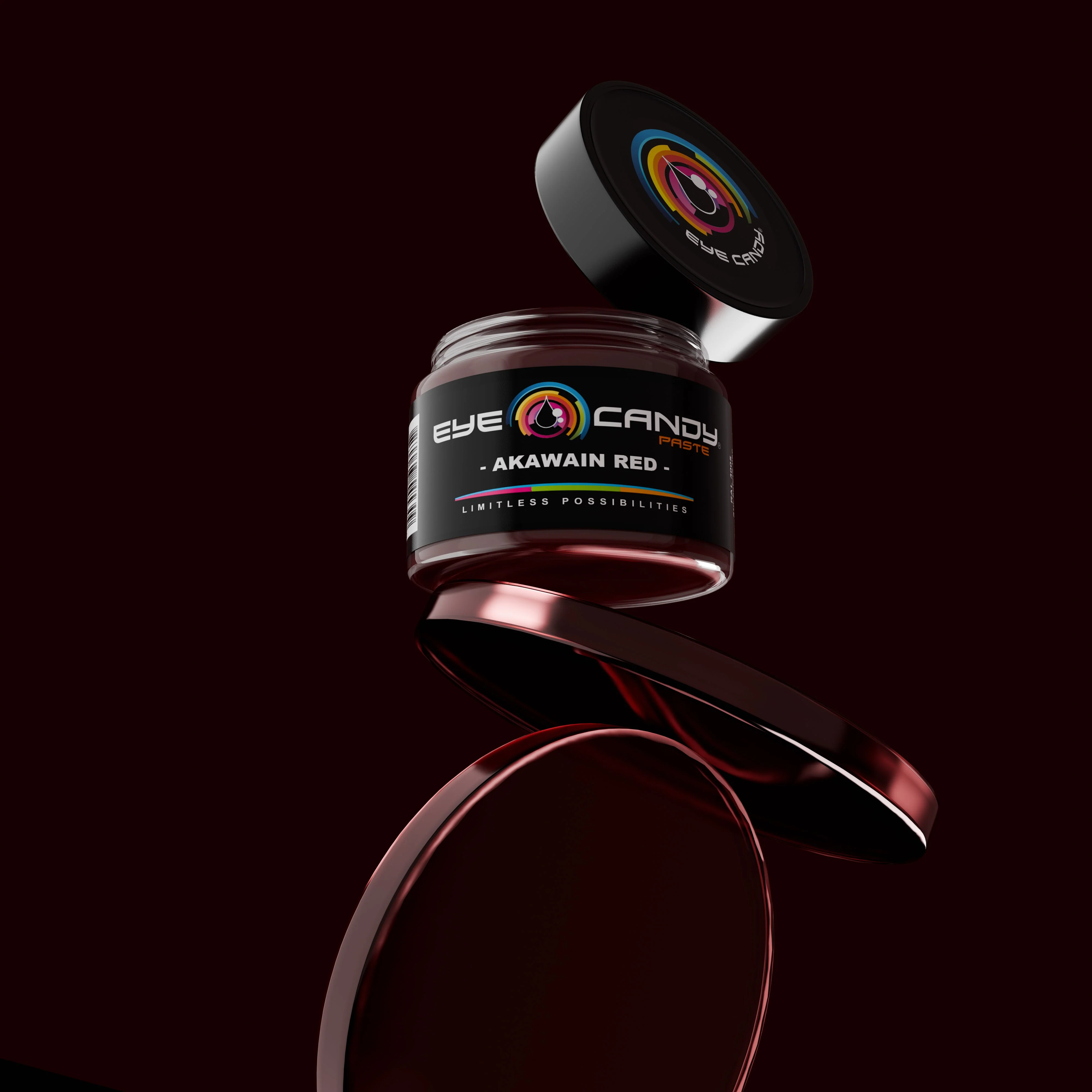 Akawain Red Pigment Paste / 2 oz. / RAL 3005 - Image 4